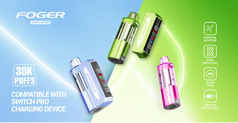 Foger Switch Pro Kit 30K Pod Pack & Power Bank