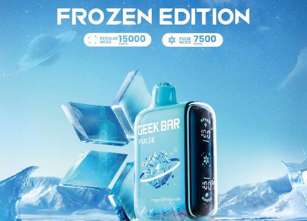 Geek Bar Pulse NEW Frozen Flavors 5% Full Screen Display Disposable