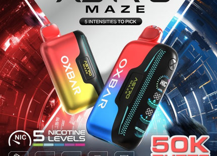 Oxbar Astro Maze 50K Adjustable Nicotine Disposable | Astrology Flavors
