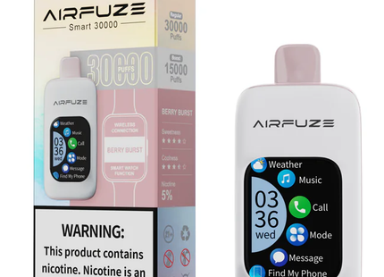 Airfuze Smart 30000 SMART WATCH FUNCTION Touch Screen Receive and Make Calls Wireless Connection 5% Disposable