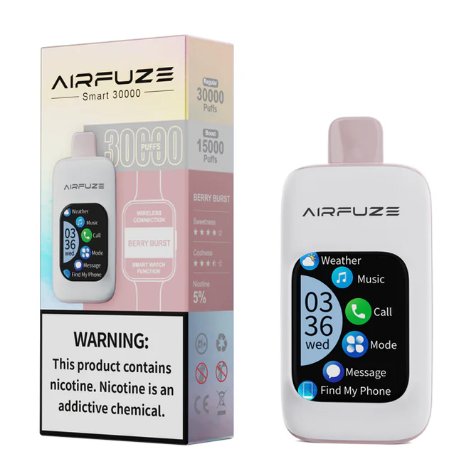 Airfuze Smart 30000 SMART WATCH FUNCTION Touch Screen Receive and Make Calls Wireless Connection 5% Disposable