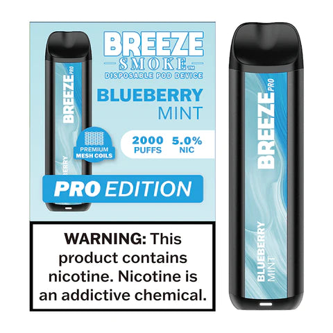 Breeze Smoke Pro 2000 Puff 5% Nicotine Disposable