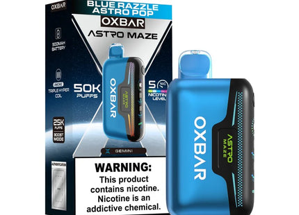 Oxbar Astro Maze 50K Adjustable Nicotine Disposable | Astrology Flavors