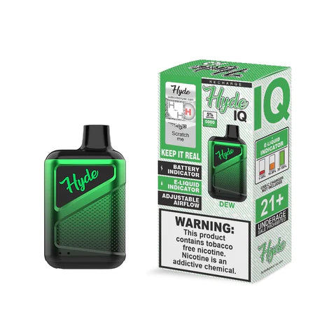 Hyde IQ 5000 Puff 5% Rechargeable Disposable