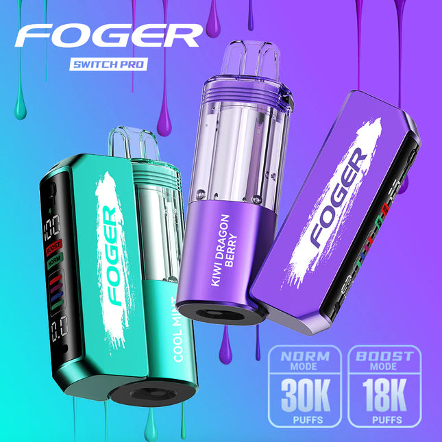 Foger Switch Pro Kit 30K Pod Pack & Power Bank