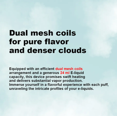 An image containing some information about dual mesh coils of vapes