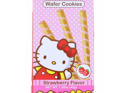 Hello Kitty Wafer Cookies Strawberry Flavor