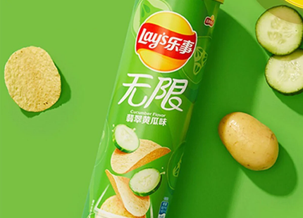 Lays Stax Cucumber Flavor Tube