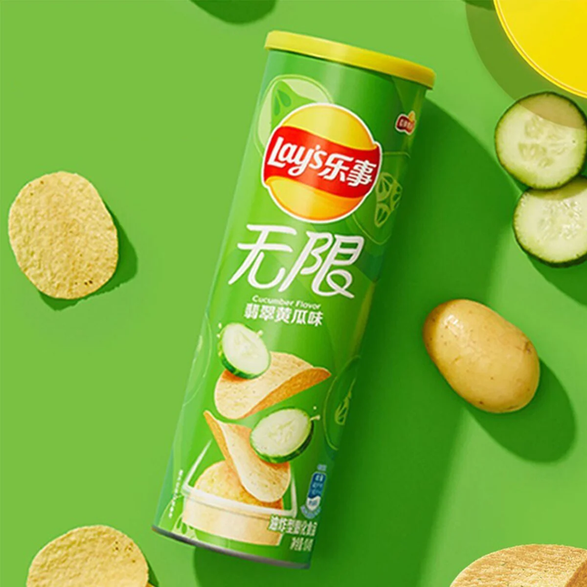 Lays Stax Cucumber Flavor Tube