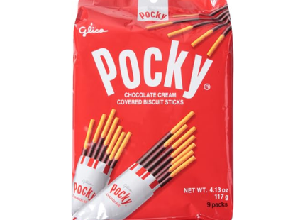 Glico Pocky Chocolate Cream Covered Biscuits (3 packs)