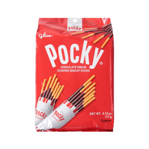 Glico Pocky Chocolate Cream Covered Biscuits (3 packs)