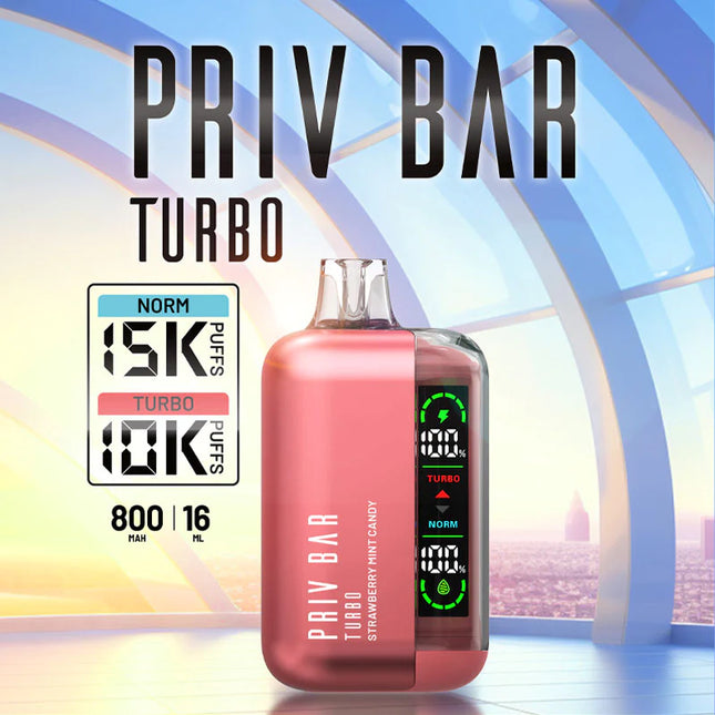 Priv Bar Turbo 15K 5% Rechargeable Disposable