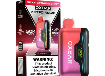 Oxbar Astro Maze 50K Adjustable Nicotine Disposable | Astrology Flavors