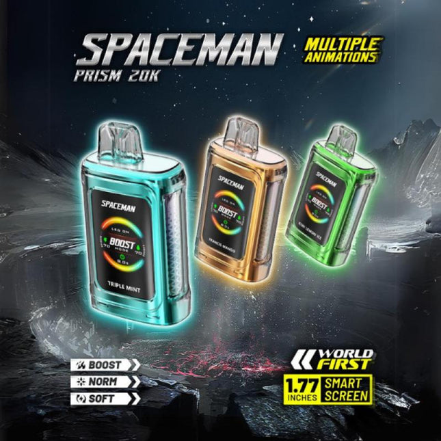 Spaceman Prism 20K by Smok 5% Nicotine Rechargeable Disposable