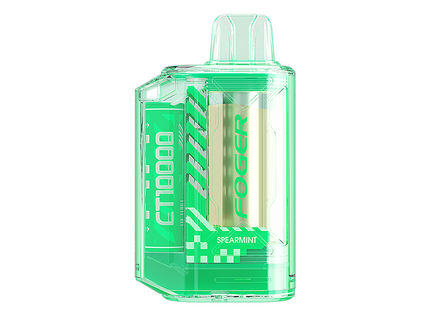 Foger CT10000 Disposable 5% Nicotine Clear Tank Charge Indicator