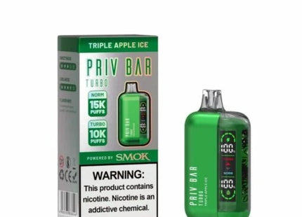 Priv Bar Turbo 15K 5% Rechargeable Disposable