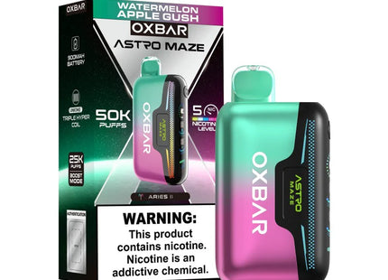 Oxbar Astro Maze 50K Adjustable Nicotine Disposable | Astrology Flavors