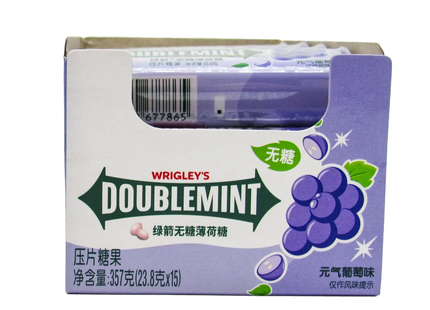 Wrigley's Doublemint Grape Chinese (1 pack)