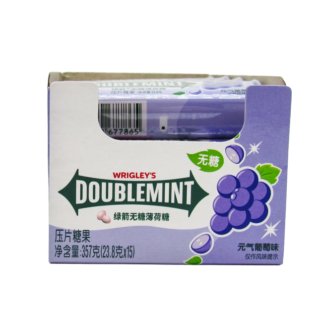 Wrigley's Doublemint Grape Chinese (1 pack)